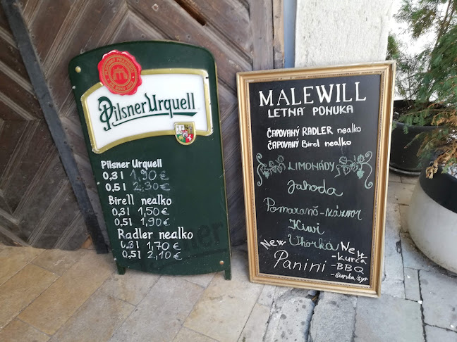 Malewill - Gastronómia a pohostinstvo
